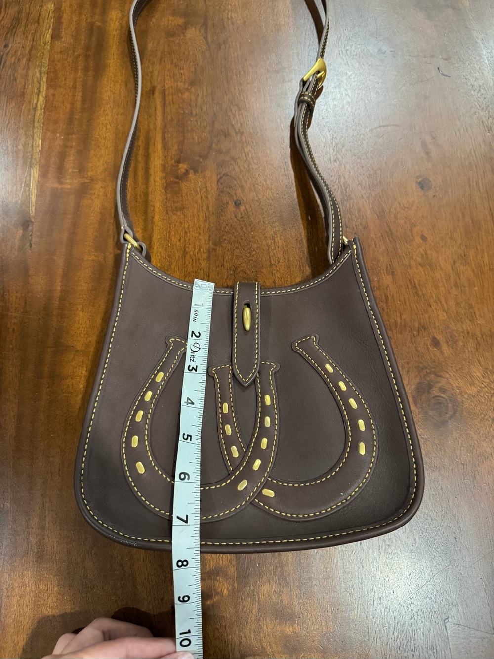Dooney & Bourke Western Horseshoe Small Messenger Crossbody Bag - Picture 7 of 9